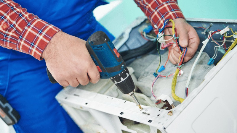 Selendi Baykan Baykan çamaşır makinesi kart tamiri – Su almama arızası orijinal parça ile giderildi. - Teknik servis örneği